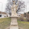 Socha sv. Jana Křtitele opět v Černovicích
